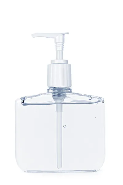 手部清洁剂泵瓶 — 图库照片