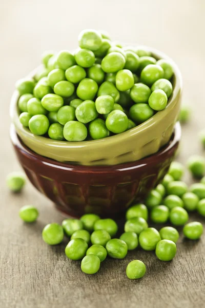 Bowl of peas — Stock Photo, Image