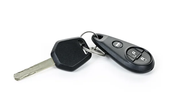 Car keys isolated on white — Stock Photo, Image