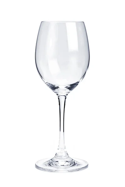Пустой бокал белого вина — стоковое фото