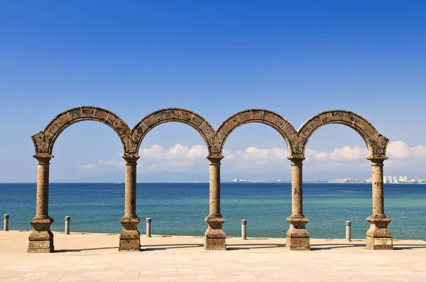 Los arcos amfiteátr v puerto vallarta, Mexiko — Stock fotografie