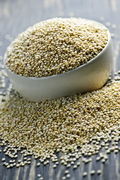 Closeup de grãos de quinoa — Fotografia de Stock