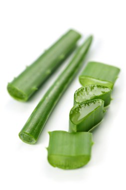 aloe vera bitki parçaları