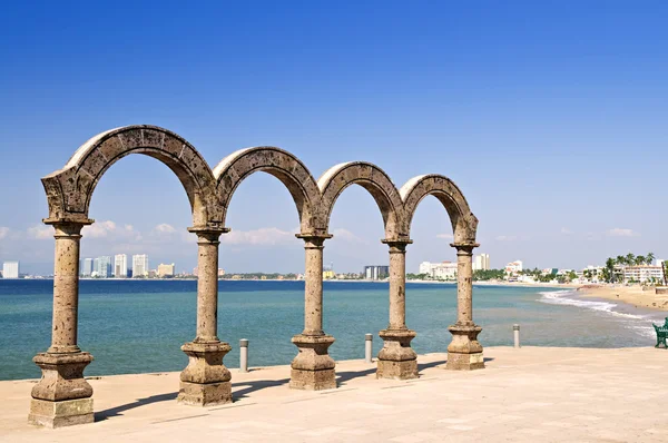 Los arcos amfiteátr v puerto vallarta, Mexiko — Stock fotografie