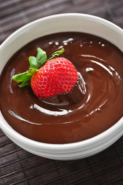 Çikolataya çilek — Stok fotoğraf