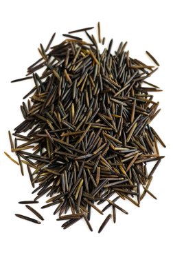 Wild black long grain rice clipart