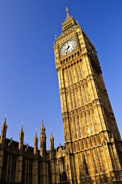 Big Ben clock tower clipart