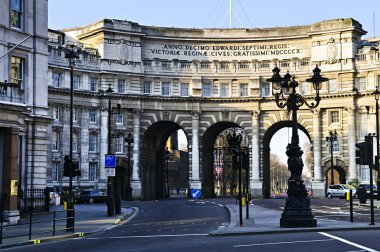 Admiralty Arch in Westminster London clipart