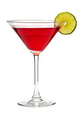 Cosmopolitan cocktail drink clipart