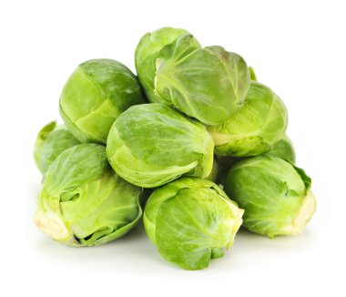 Isolated brussels sprouts clipart