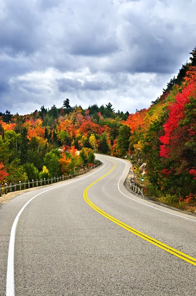 Podzim dálnice — Stock fotografie