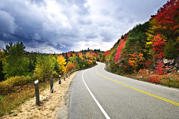 Autopista de otoño — Foto de Stock