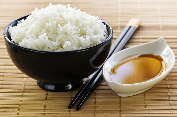 Pirinç yemek — Stok fotoğraf