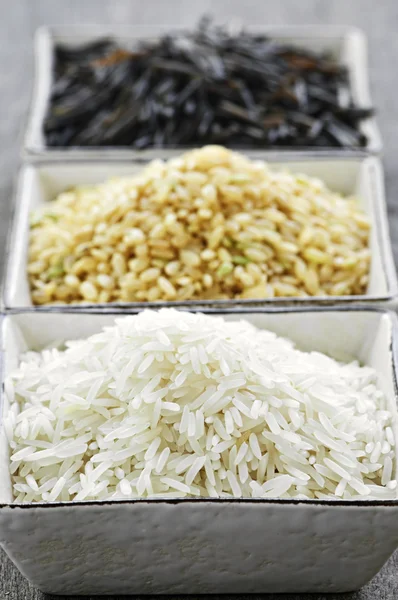 Trois bols de riz — Photo