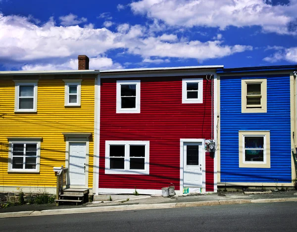 Casas coloridas en San Juan — Foto de Stock