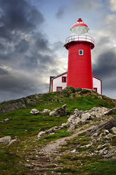 Lighthouse on hill — Stock Photo, Image