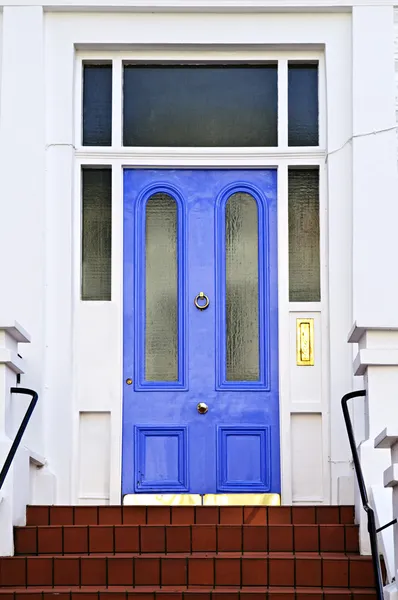 Porta blu a Londra — Foto Stock