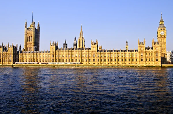 Palazzo di Westminster con Big Ben — Foto Stock