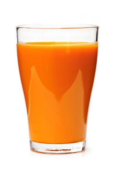 Carrot juice in glass — Stock Photo, Image