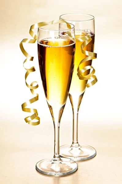 Kieliszki do szampana — Zdjęcie stockowe