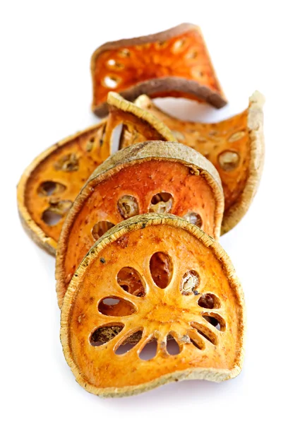 말린된 bael 과일 — 스톡 사진
