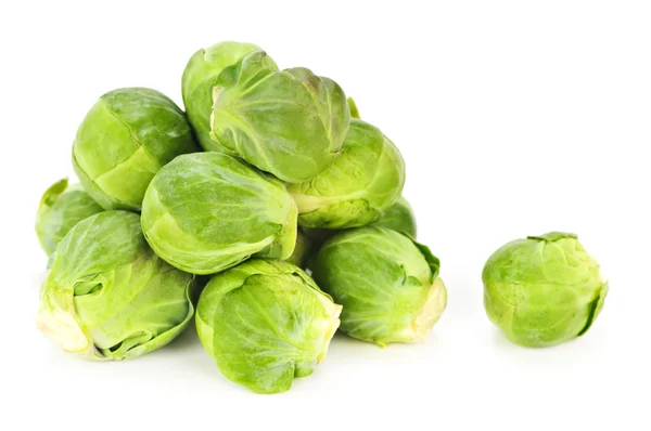 Isolated brussels sprouts Stock Photo