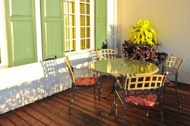 Patio furniture clipart