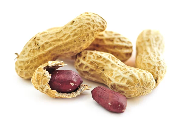 Peanuts and shells — Stock Photo, Image