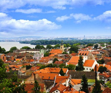 Zemun rooftops Belgrad