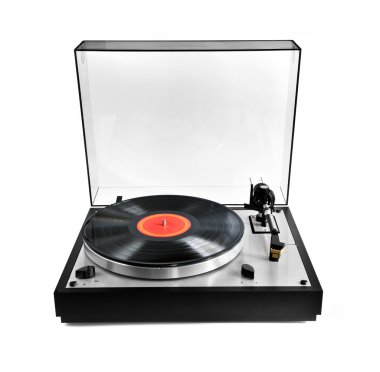 Record on turntable clipart