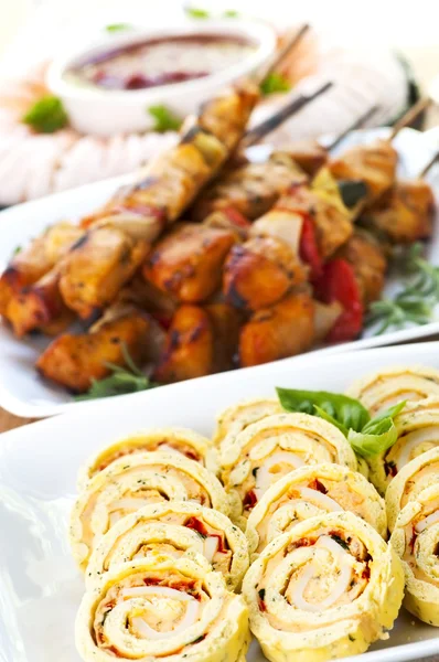 Assorted appetizers — Stock Photo, Image