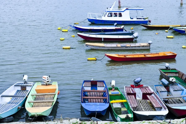 Rivier boten op de Donau — Stockfoto