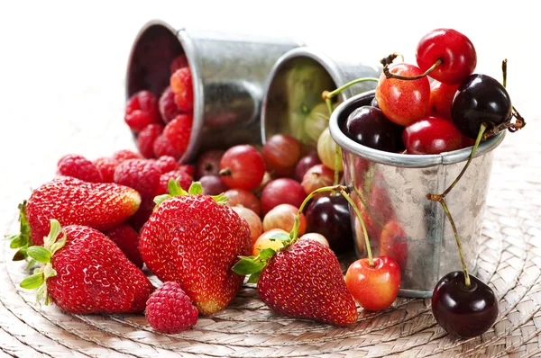 Gyümölcsök és bogyók — Stock Fotó