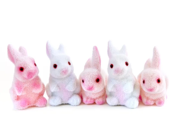 Easter bunny toys — Stock Photo, Image