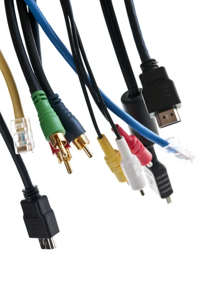 Kablolar ve konektörler — Stok fotoğraf