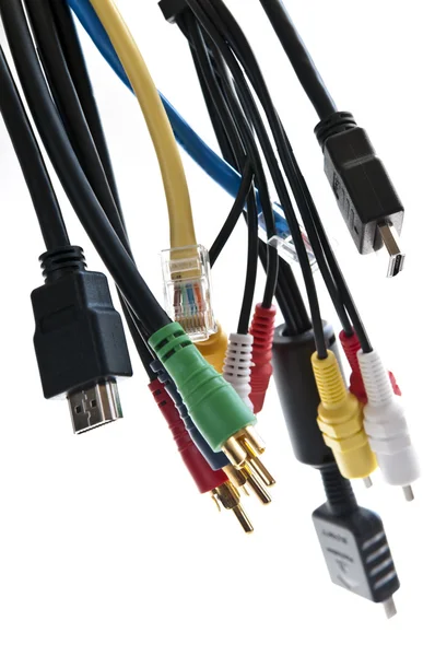 Kabels en connectoren — Stockfoto