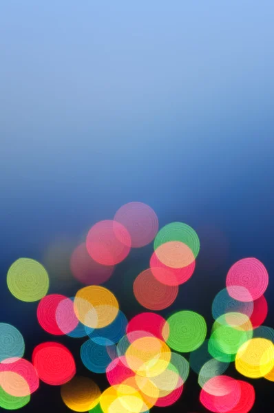 Verschwommene Weihnachtsbeleuchtung — Stockfoto