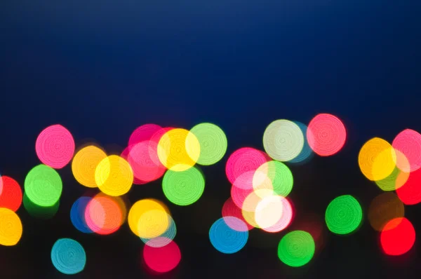 Luces borrosas de Navidad — Foto de Stock