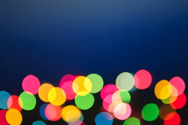 Rozmazané vánoční světla — Stock fotografie