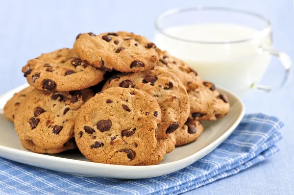 Mléko a sušenek — Stock fotografie