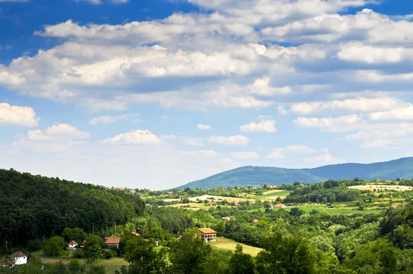 Servische platteland — Stockfoto