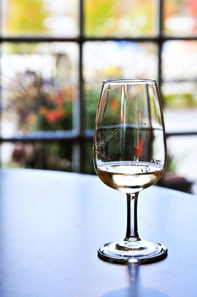Wine tasting glass