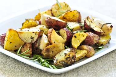 Roasted potatoes clipart