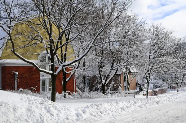 Calle de invierno —  Fotos de Stock