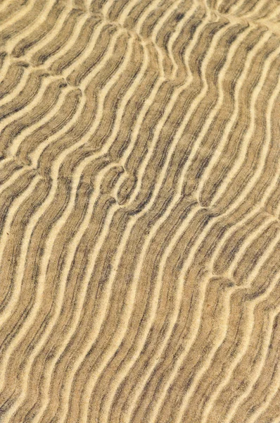 Ondas de areia em águas rasas — Fotografia de Stock