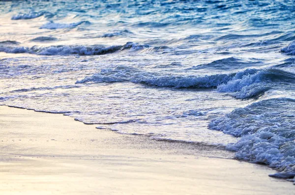 Τροπικά Καραϊβική Θάλασσα Κύματα Σπάσιμο Στην Ακτή — Φωτογραφία Αρχείου
