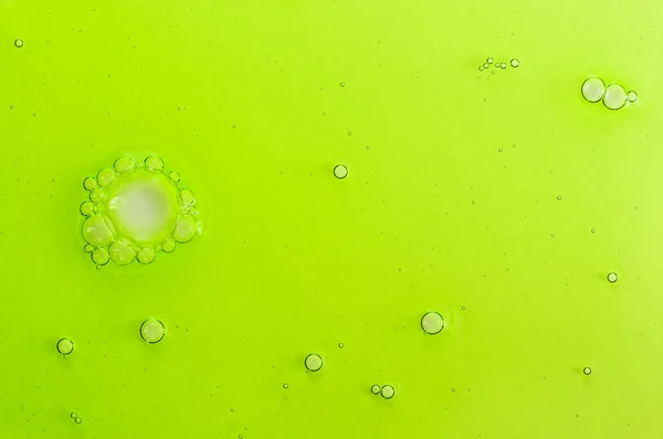 Fundo abstrato com líquido verde — Fotografia de Stock