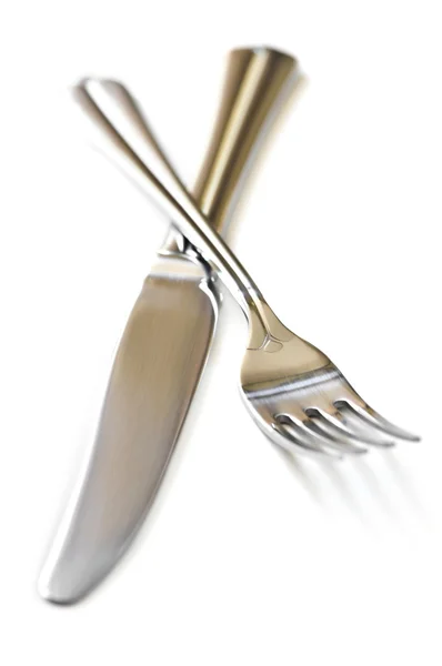 Fork Knife Isolated White Background — Stock Photo, Image