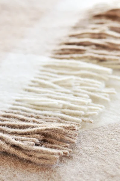 Μαλακό Και Ζεστό Διπλωμένο Αλπακά Μαλλί Κουβέρτα Κροσι — Φωτογραφία Αρχείου