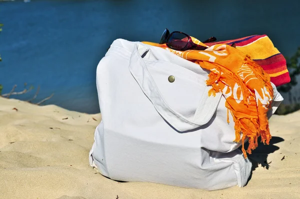 Plaj çantaları — Stok fotoğraf